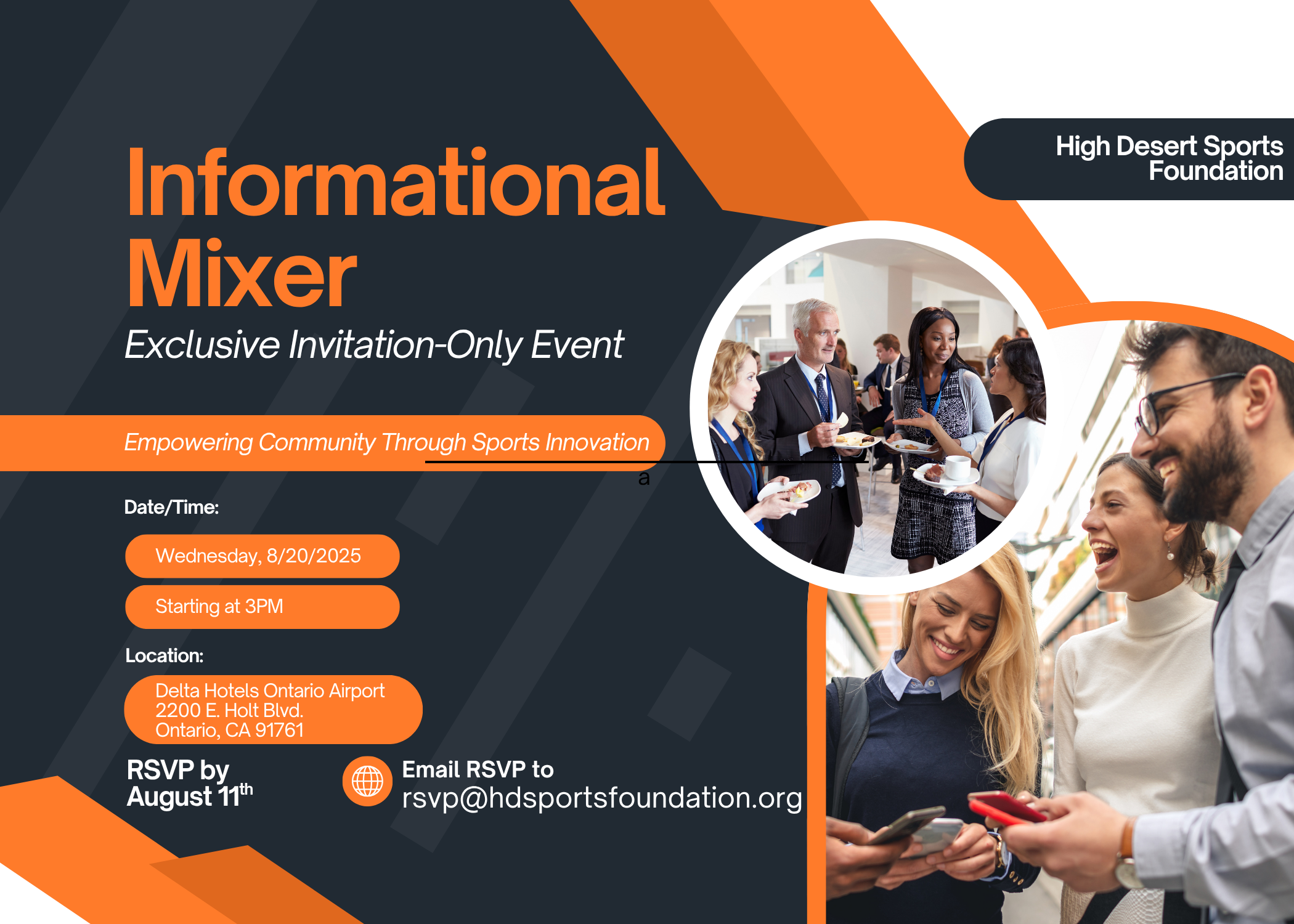 Informational Mixer Invitation – High Desert Sports Foundation